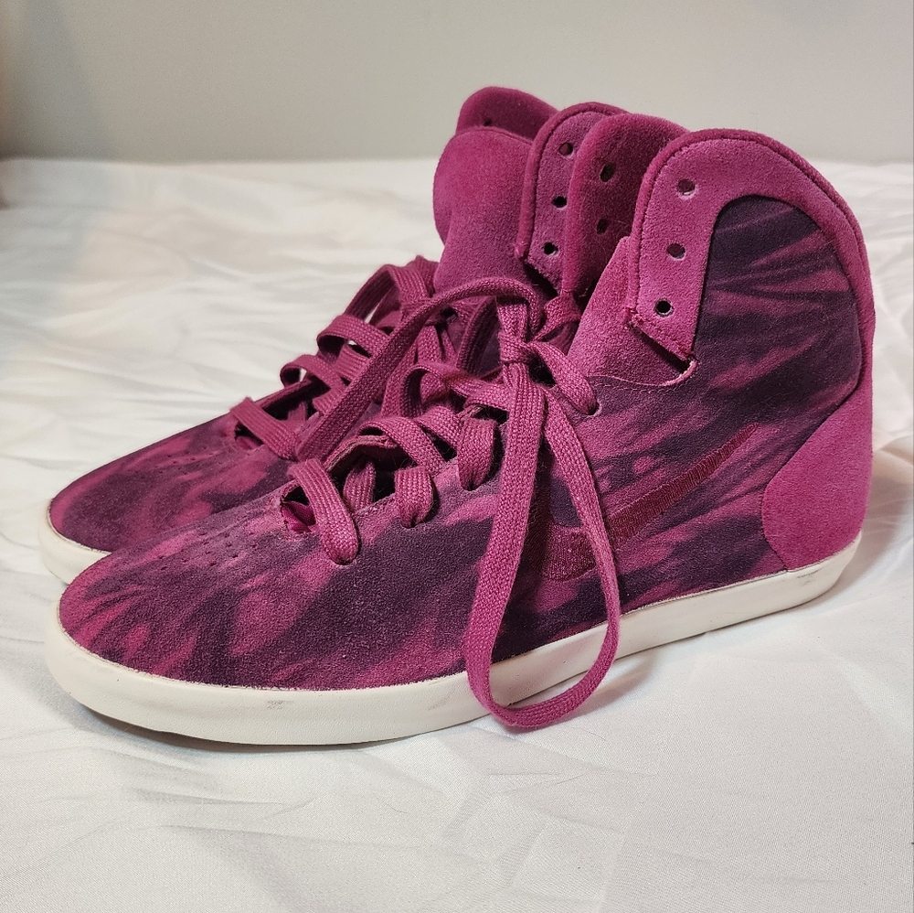 Nike Hyperclave Lite Mid Top Deep Purple Basketball Shoes 7.5